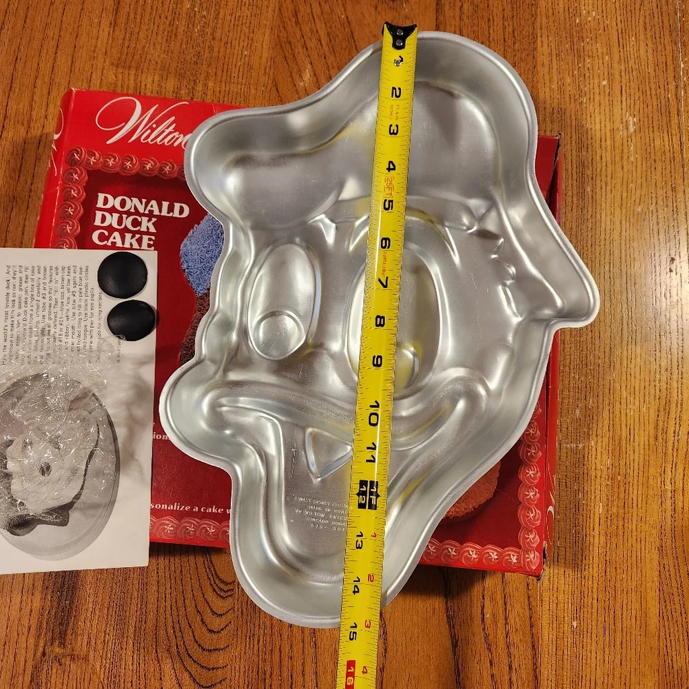 1974 Donald Duck Wilton Cake Pan in Box Vintage Donald Duck Birthday Cake Pan - Picture 12 of 16